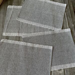 Boho Gray Placemats 4-pc Set